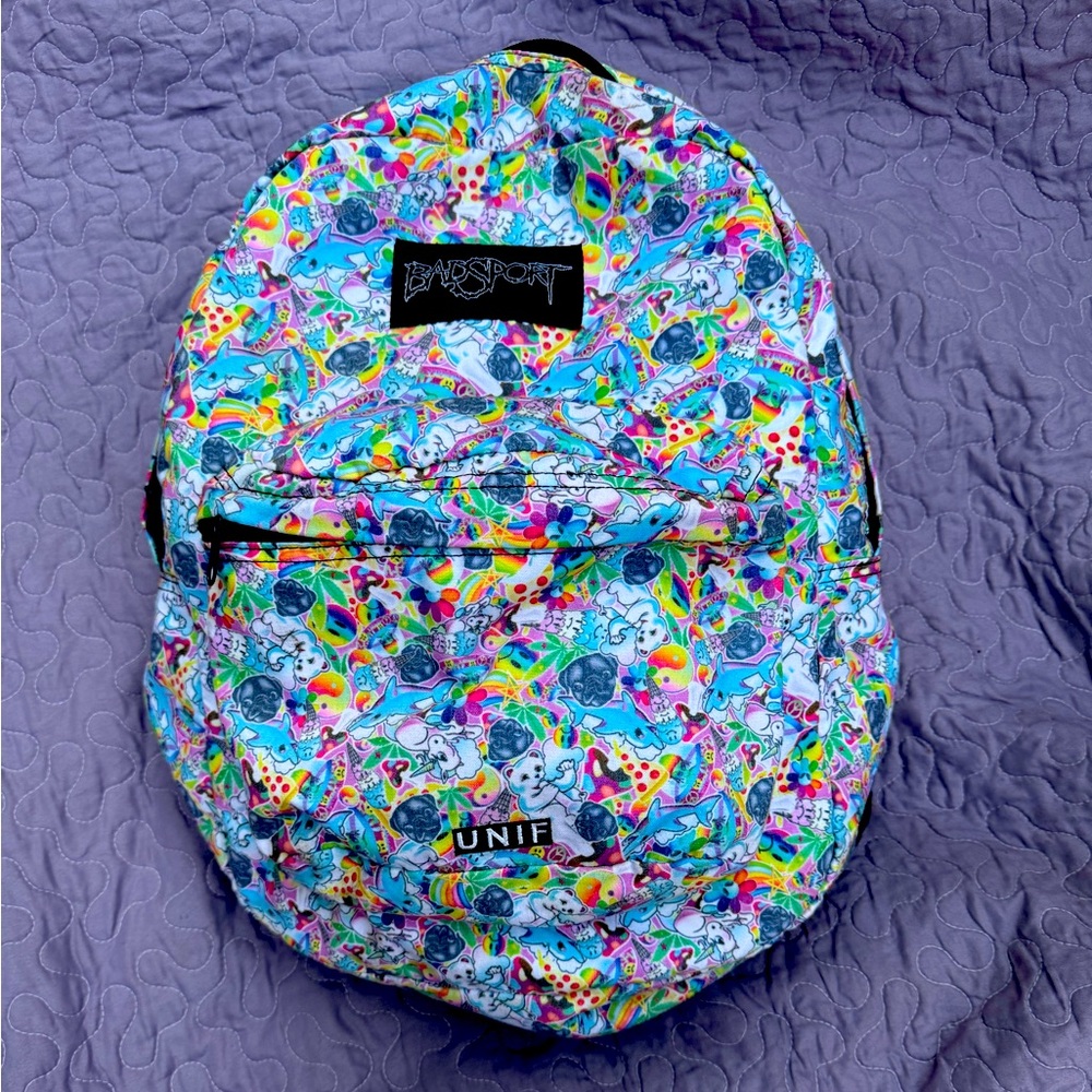 UNIF Badsport Lisa Dank Lisa Frank Back Pack
